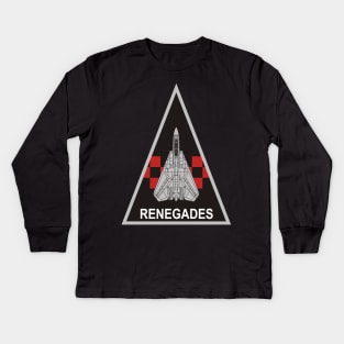 F14 Tomcat - VF24 Renegades Kids Long Sleeve T-Shirt